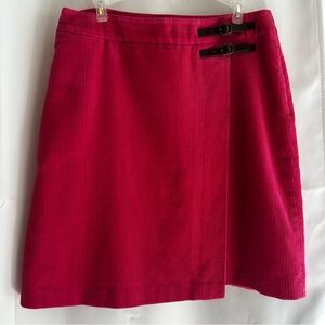 Boden 10L Corduroy Pink Kilt Mini Skirt
